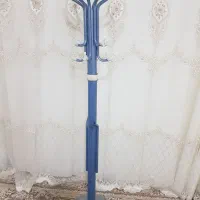 چوب لباسی فلزی پایه سنگی رنگ کوره ای