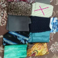 پارچه و خط  کش خیاطی