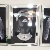 فروش تابلو سه تکه رنگ نقره ای