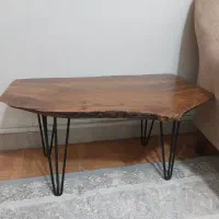 میز جلو مبلی.میز روستیک.میز چوبی