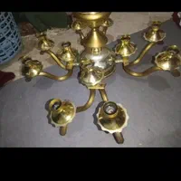دوعدد لوستر اهنی|لوستر و چراغ آویز|کرج, برغان|دیوار