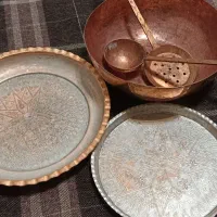 سینی کاسه مسی