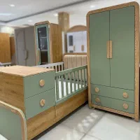 تخت و کمد نوزاد  زیبایی و راحتی همه در یک مجموعه