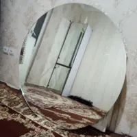 اینه گرد 90 نو بدون هیچ لکه ای