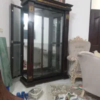 گنجه بوفه بزرگ شیک|بوفه، ویترین، کنسول|مشهد, رسالت|دیوار