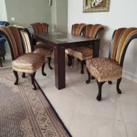 میز ناهارخوری ۶ نفری چوب راش