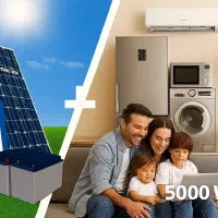 پکیج برق  خورشیدی 5000 وات|مصالح و تجهیزات ساختمان|رامجین, |دیوار