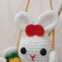 عروسک اردک و خرگوش و قورباغه و... بافتنی