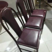 میز غذاخوری و صندلی فلزی