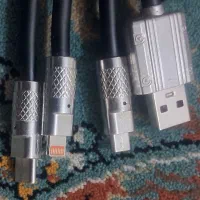 کابل شارژر سه سر محکم