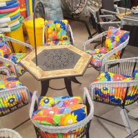 مبلمان باغی و میز آتشدان طرح بنان لیواری jsji۱۹۹|مبلمان خانگی و میز عسلی|چهارباغ, |دیوار