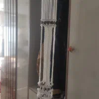 آویز گلدان مکرومه|صنایع دستی و سایر لوازم تزئینی|خمینی‌شهر, |دیوار