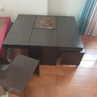 میز جلو مبلی به همراه ۲ عدد میز عسلی