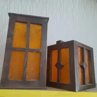 لوستر چوبی