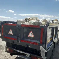 حمل نخاله ماسه مصالح با نیسان کمپرسی