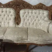 مبل ۹ نفر سلطنتی چوب گردو