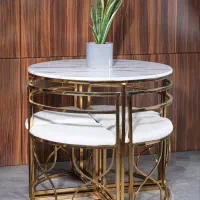 میز ناهارخوری ۴ نفره مدل گرد|میز و صندلی غذاخوری|ارومیه, |دیوار