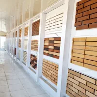 آجر نسوز نما قرمز  کرم شاموتی سفید