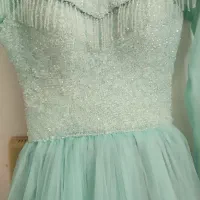 لباس مجلسی نگین دارکارشده و سنگین