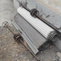 کرکره آهنی دستی برای مغازه و دروازه انبار/ نشتارود