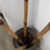 گلدان بامبو|گل مصنوعی|کرمانشاه, |دیوار