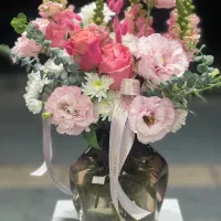 جار گل دفورمه غوطه ور آب مناسب هدیه کد ۱۰۶۹ گلاریس