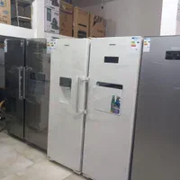 یخچال فریزر دوقلوی دورین دور طرح چهار درب سامسونگ|یخچال و فریزر|خرم‌آباد, |دیوار