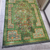 فرش کلکسیونی سبز درباری|فرش|اصفهان, کوی شهید کشوری|دیوار