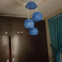 لوستر رنگ آبی|لوستر و چراغ آویز|تهران, تهرانپارس غربی|دیوار