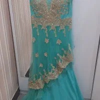 پیراهن مجلسی کار شده در حد نو|لباس|شوشتر, |دیوار