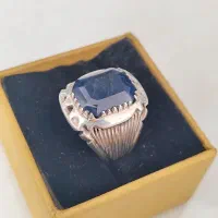 انگشتر یاقوت کبود آنهیت|جواهرات|بندرعباس, |دیوار