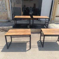 میز کار با رویه چوب مناسب فروشگاه