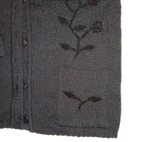 ژاکت بافت جلو باز مشکی زنانه|لباس|سنندج, |دیوار