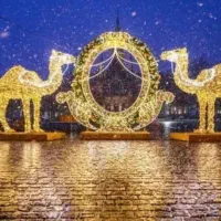 مجسمه نوری، چمنی، فلزی ابعاد بزرگ