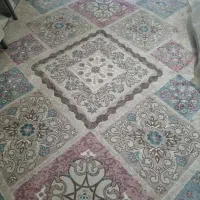 دو‌تخته  فرش ماشینی فانتزی ۶ متری