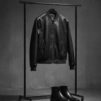 پکیج کاپشن Artim +نیم بوت مردانه مشکی مدل Rad پ