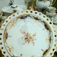 سرویس چینی ۱۲۸ پارچه غذاخوری یاماسن ژاپن طلاکوب|ظروف سرو و پذیرایی|تهران, وردآورد|دیوار