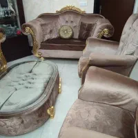 مبل هفت نفره و جلو مبلی