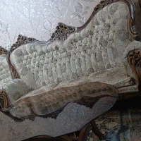 مبلمان ۹نفره و بهمراه میز ناهارخوری ۶نفره چوبی|مبلمان خانگی و میز عسلی|مشهد, شهید آوینی|دیوار