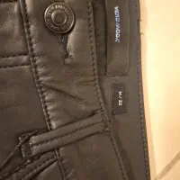 شلوار چرم مشکی برند اصل خارجی اصلا پوشیده نشده|لباس|تهران, مجیدآباد|دیوار