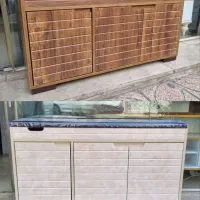 جاکفشی مدل نشیمنی|جاکفشی، کمد، دراور|رشت, دباغیان|دیوار