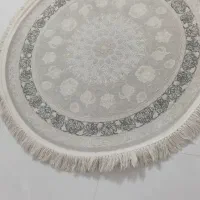 فرش گرد ۱در۱ ۱۲۰۰شانه قیطران طرح مهناز