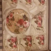 فنجان نعلبکی چای خوری به همراه قندان در دار،دلیموژ|ظروف سرو و پذیرایی|تهران, زعفرانیه|دیوار