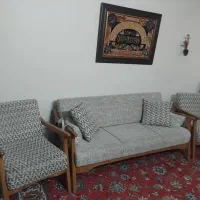 مبل نیم ست پنج نفره در حد نو