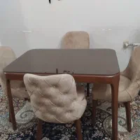 میزناهار خوری 4نفره کاملاسالم پارچه نانوخارجی