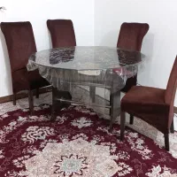 میز نهار خوری زیبا ۴ نفره تا ۶ صندلی جاداره