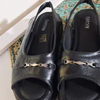 کفش تابستانی چرم درجه یک  سایز ۳۹