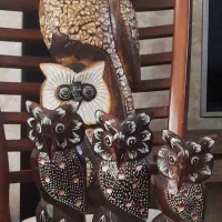 فروش مجموعه مجسمه دکوری جغد و تابلو