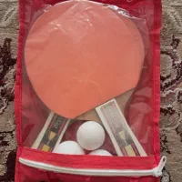 راکت پینگ پنگ + ۲ توپ سه ستاره+ ۱ توپ معمولی