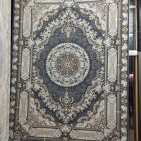قالی ویترین نقره ای|فرش|رشت, باهنر|دیوار